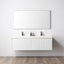 72 inch Chiara Floating Vanity White