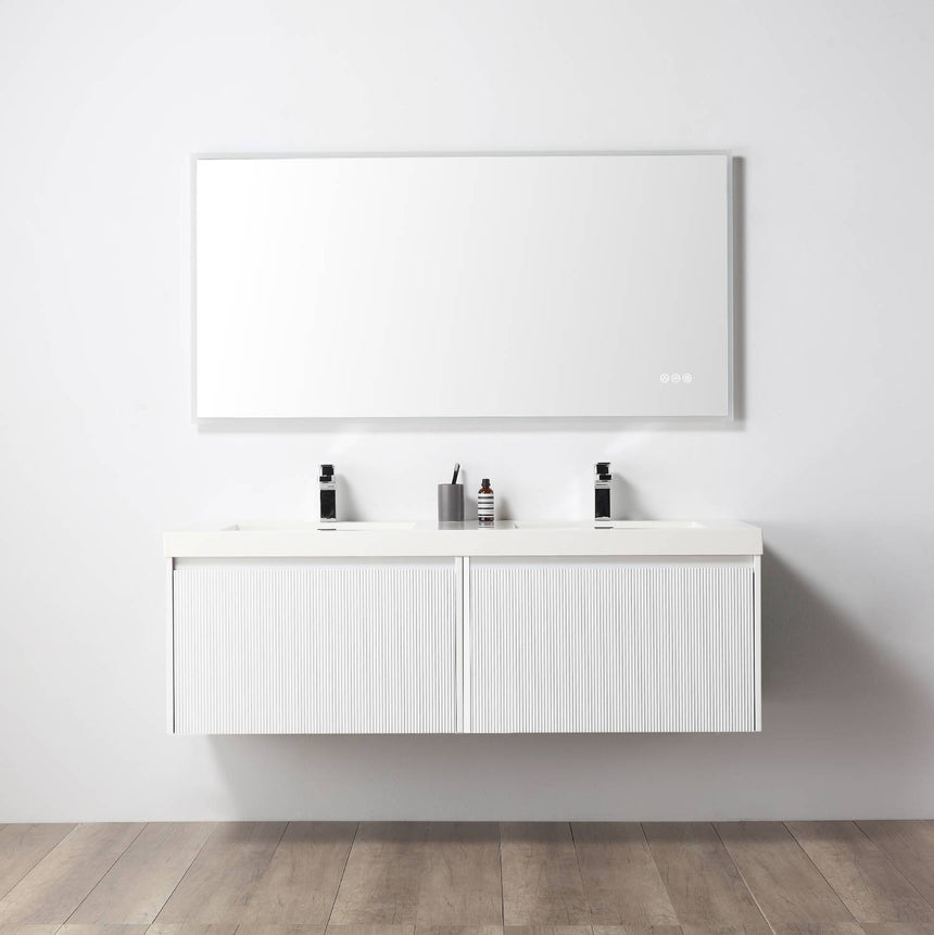 36 inch Chiara Floating Vanity Light Gray
