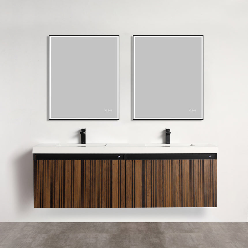 Harlow LED Floating Vanity (24"-72")