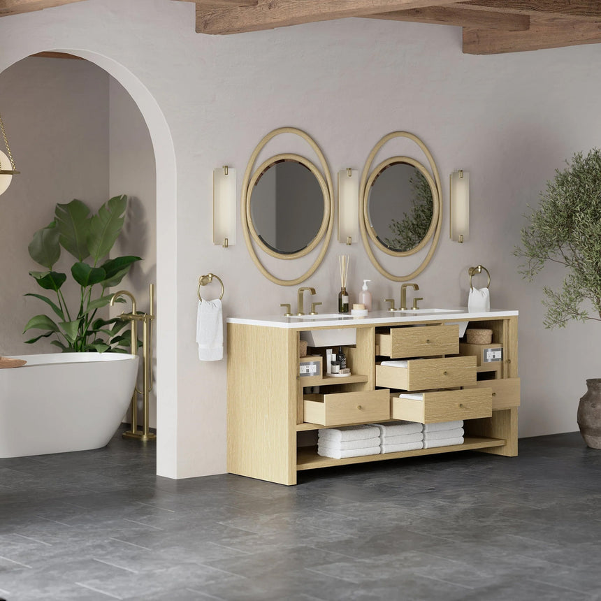 Rathenow Mid-Century Modern Vanity (48"-72")