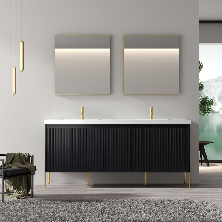 48D inch Bayford modern vanity Walnut
