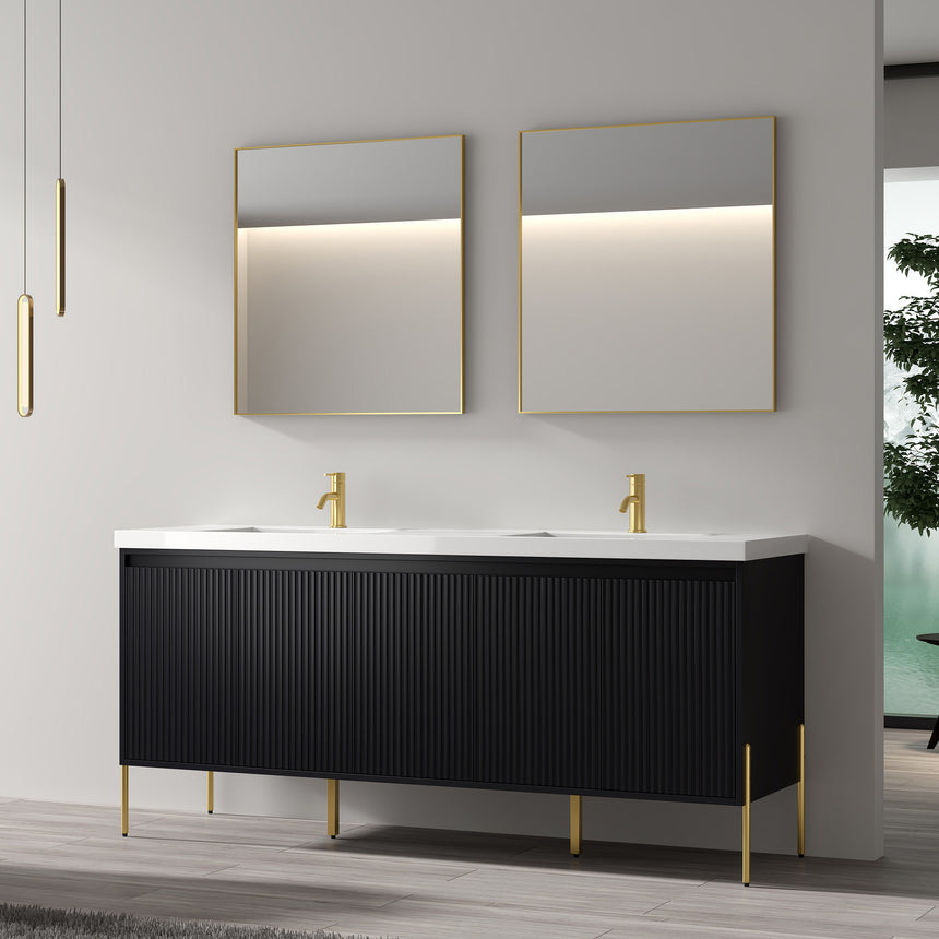 48D inch Bayford modern vanity Walnut