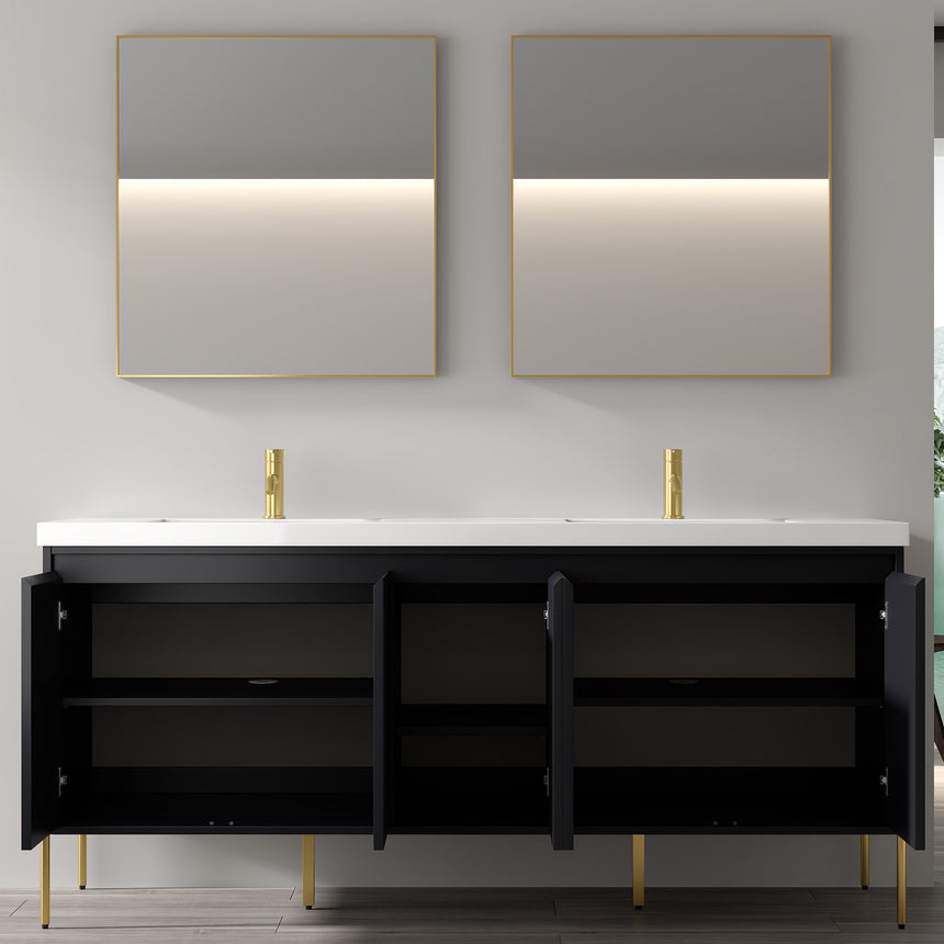 48D inch Bayford modern vanity Walnut