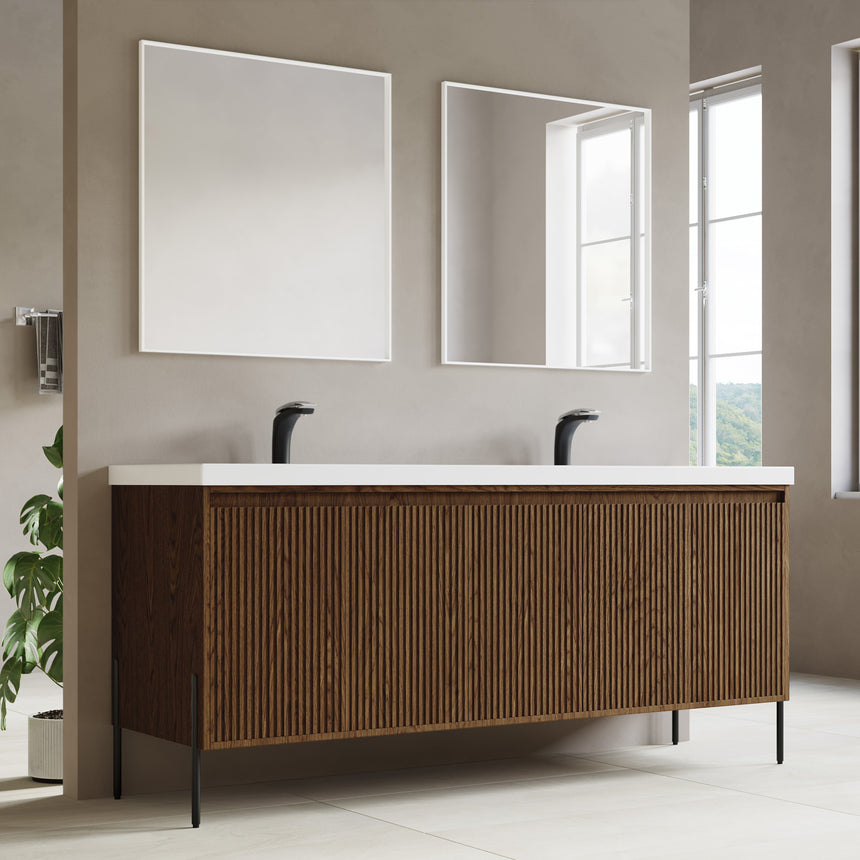 48D inch Bayford modern vanity Walnut