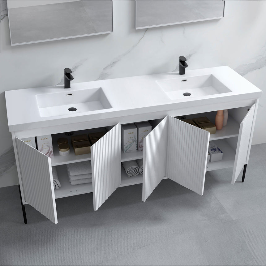 48D inch Bayford modern vanity Walnut