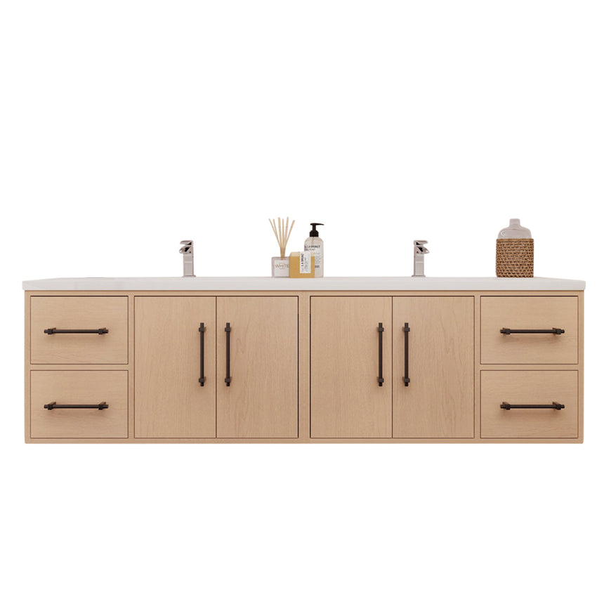 Belgian Floating Vanity (Latest Model) - 2nd Generation (24"-84")