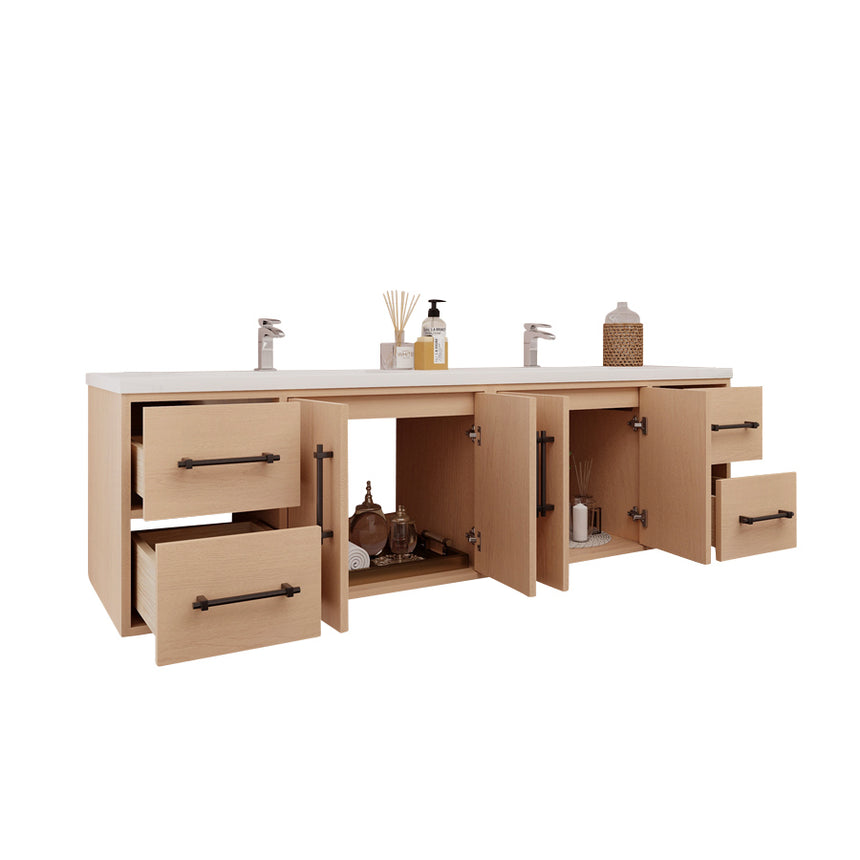 Belgian Floating Vanity (Latest Model) - 2nd Generation (24"-84")