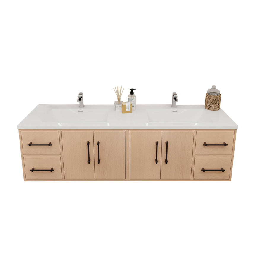 Belgian Floating Vanity (Latest Model) - 2nd Generation (24"-84")