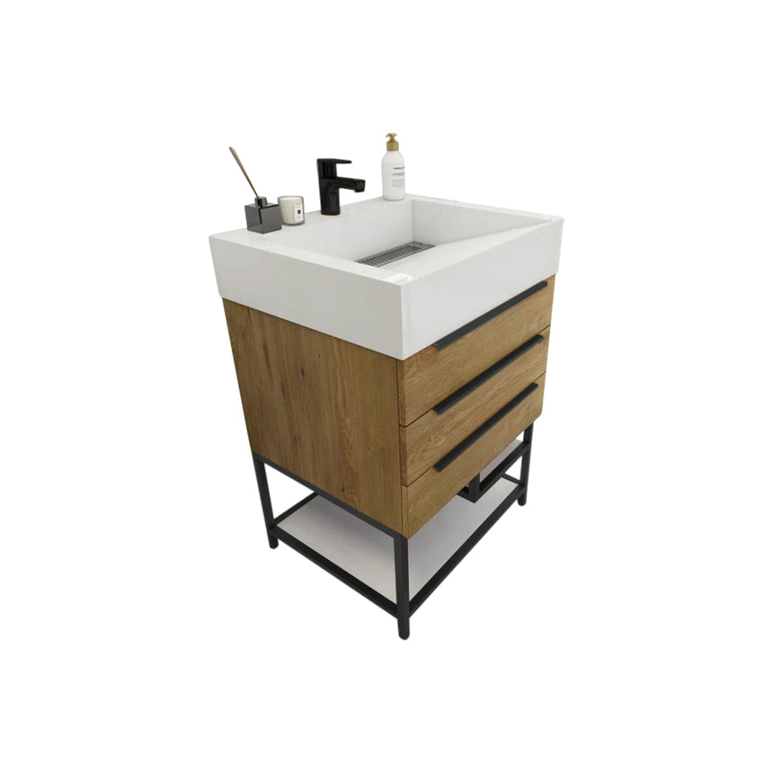 Breton Modern Vanity - 2nd Generation (24"-84")