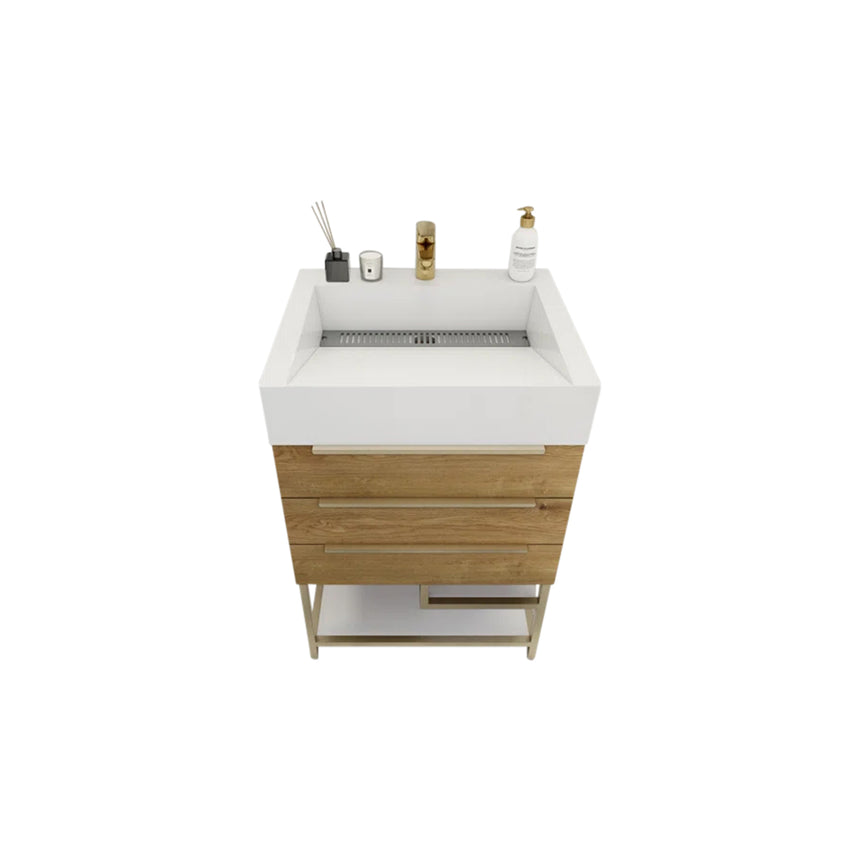 Breton Modern Vanity - 2nd Generation (24"-84")