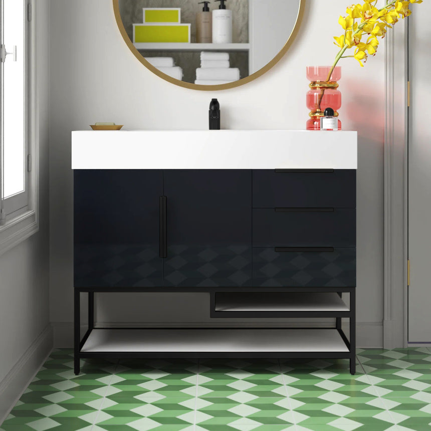 Breton Modern Vanity - 2nd Generation (24"-84")