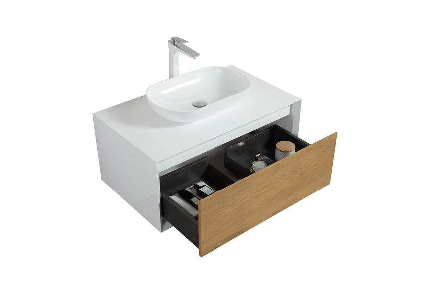 Flor Floating Vanity (24"-72")