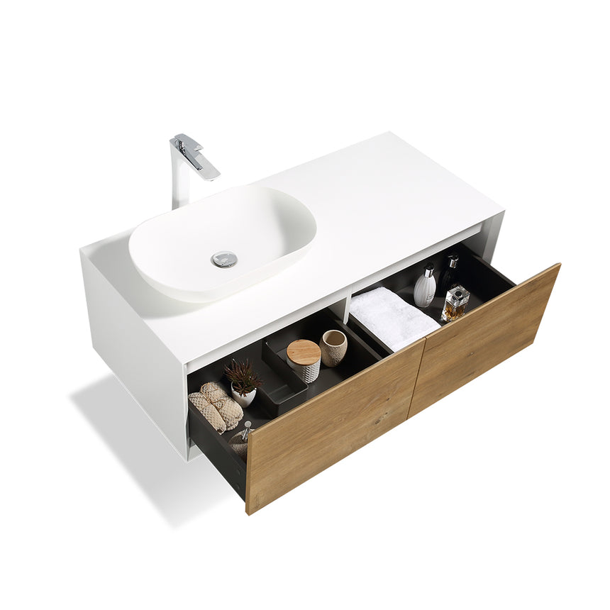 Flor Floating Vanity (24"-72")