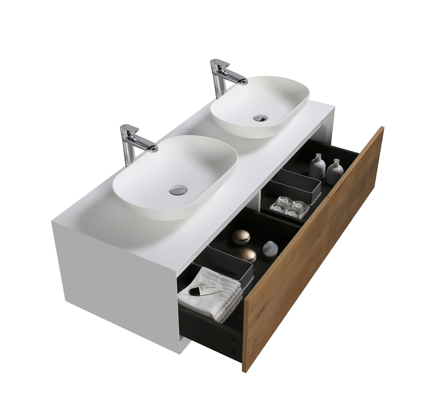 72 inch Flor Floating Vanity
