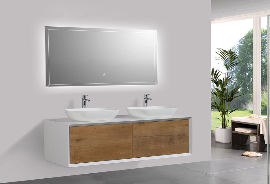 72 inch Flor Floating Vanity