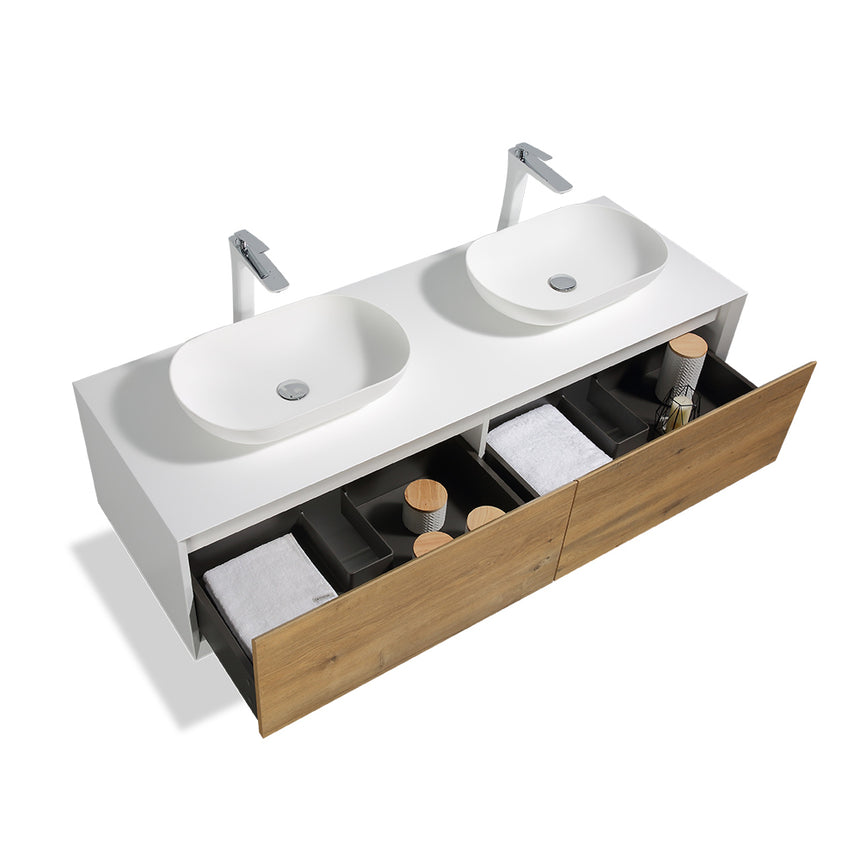 Flor Floating Vanity (24"-72")