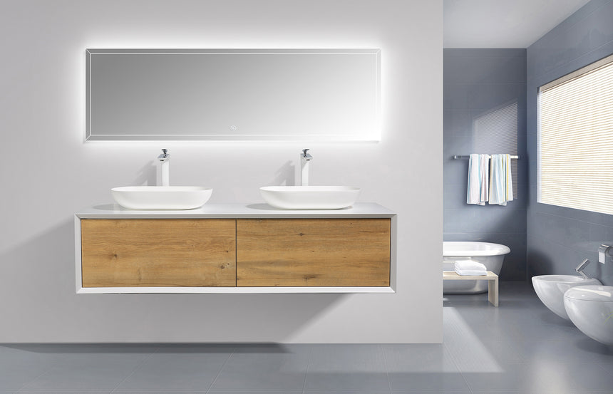 72 inch Flor Floating Vanity