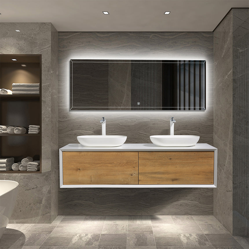 72 inch Flor Floating Vanity