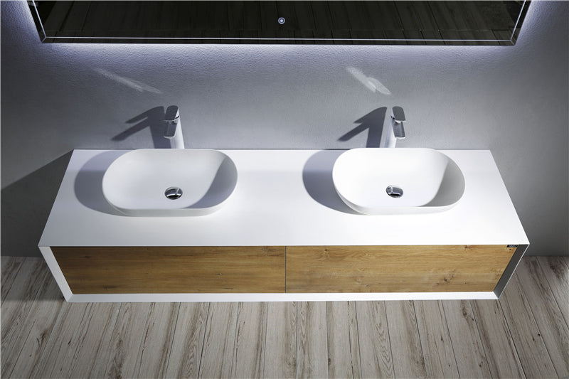 72 inch Flor Floating Vanity