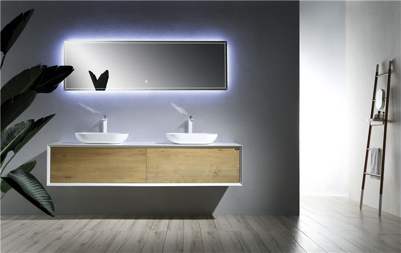 72 inch Flor Floating Vanity