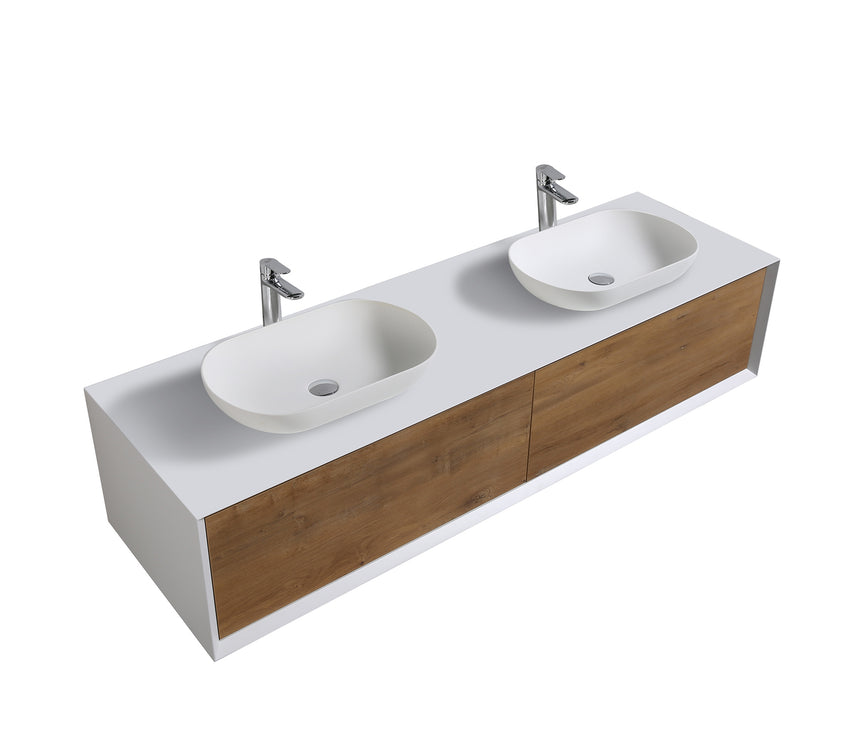72 inch Flor Floating Vanity