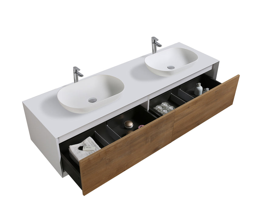 72 inch Flor Floating Vanity