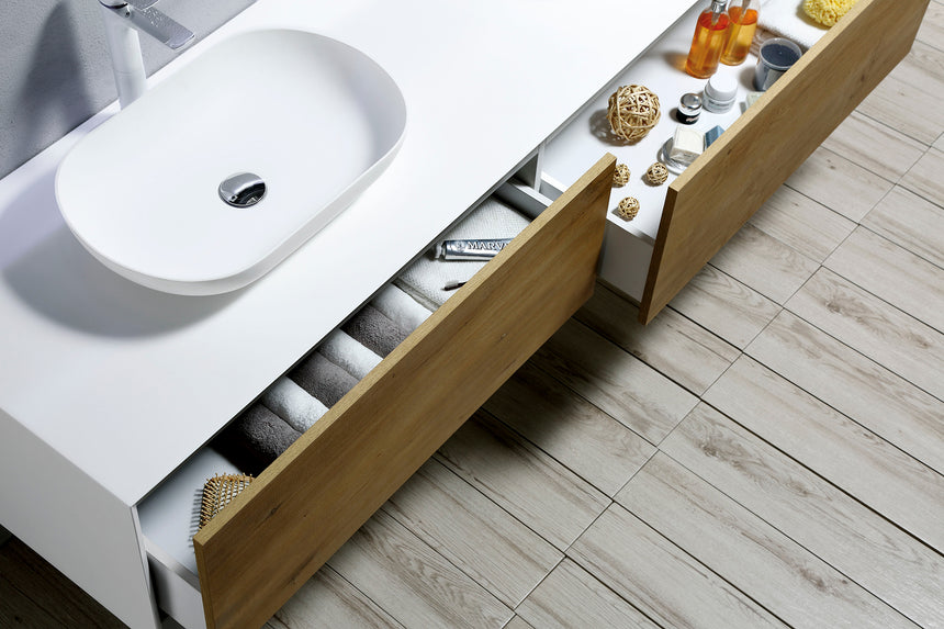 72 inch Flor Floating Vanity