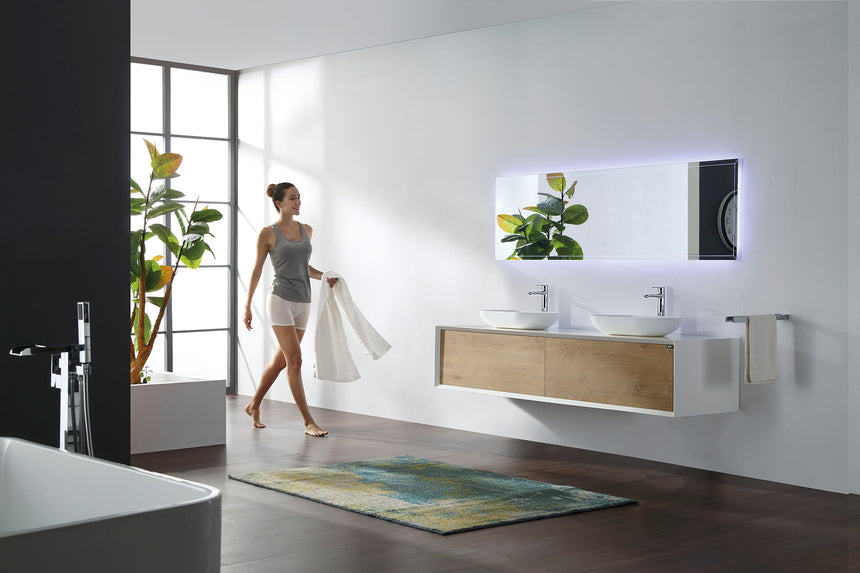 72 inch Flor Floating Vanity