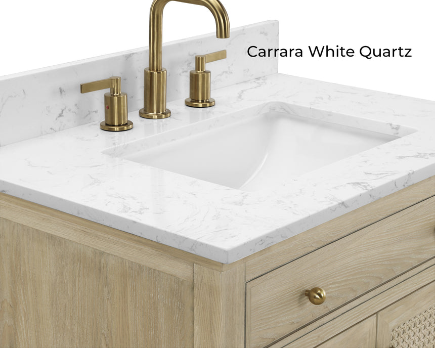 48 inch Le Pensie Modern Vanity in light oak finish