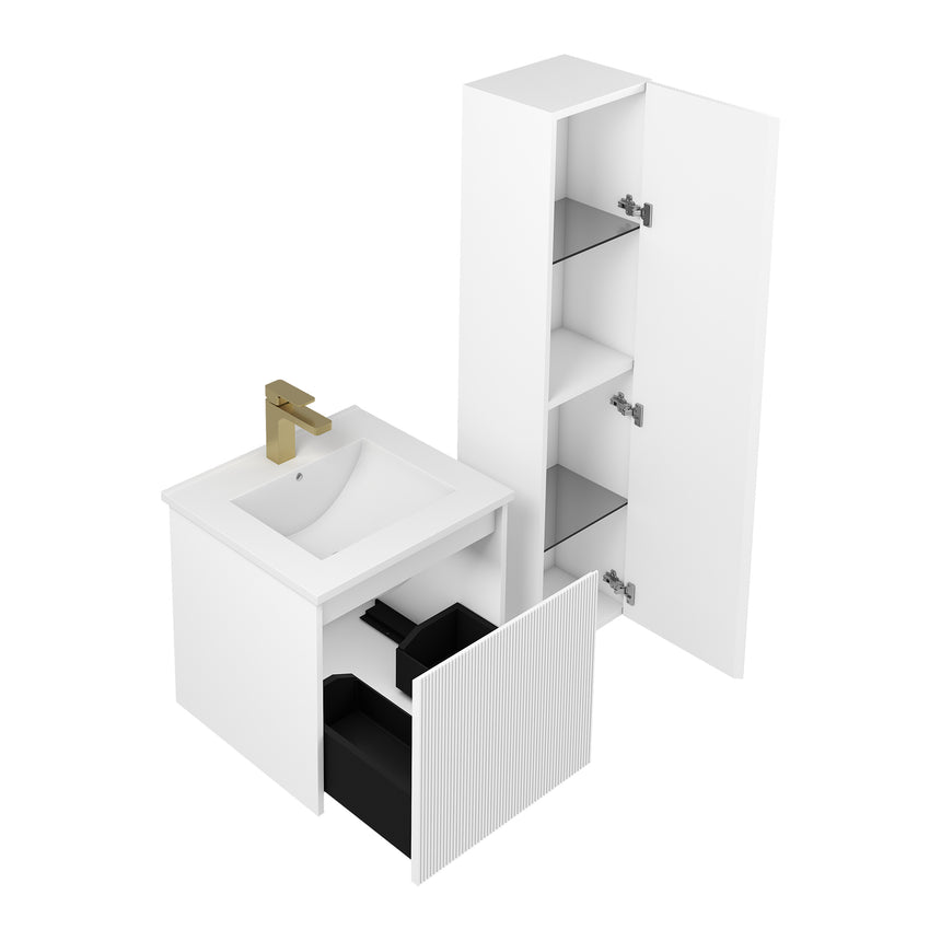 36 inch Chiara Floating Vanity Light Gray