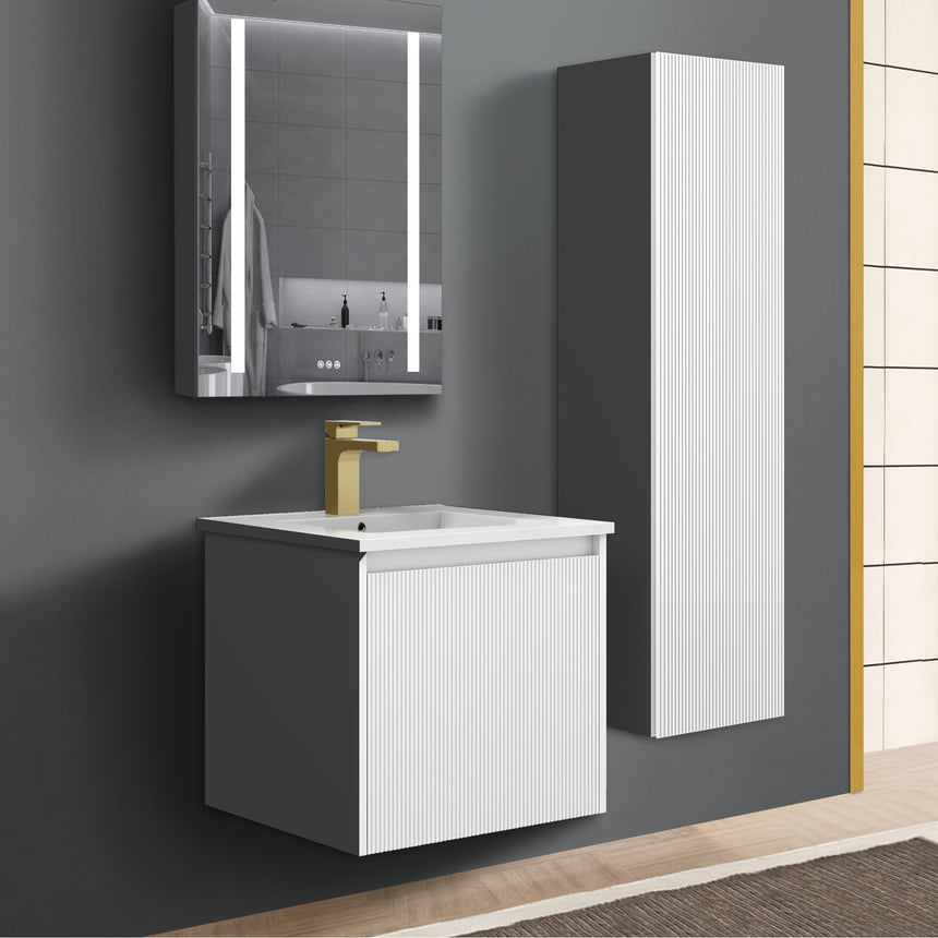 36 inch Chiara Floating Vanity Light Gray