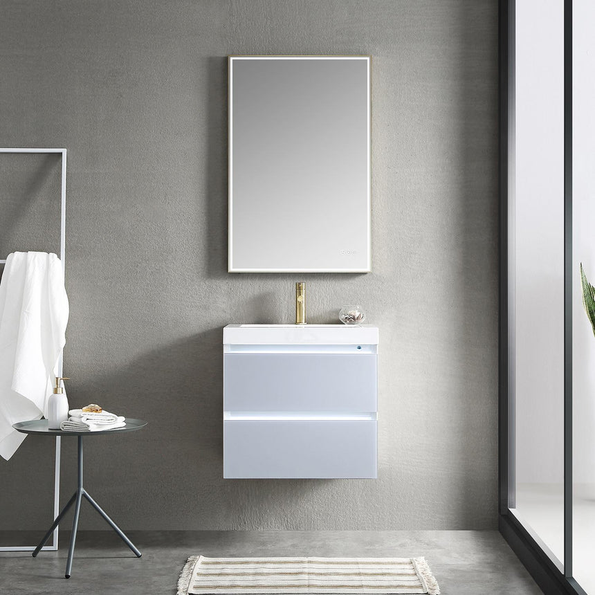 30 inch Catalyst Floating Vanity White