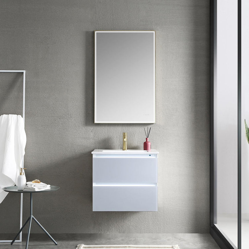 30 inch Catalyst Floating Vanity White