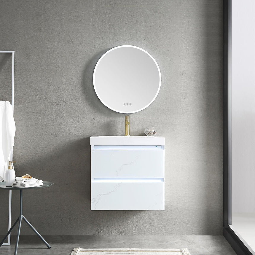 30 inch Catalyst Floating Vanity White