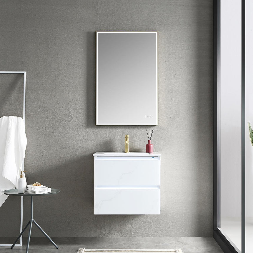 30 inch Catalyst Floating Vanity White