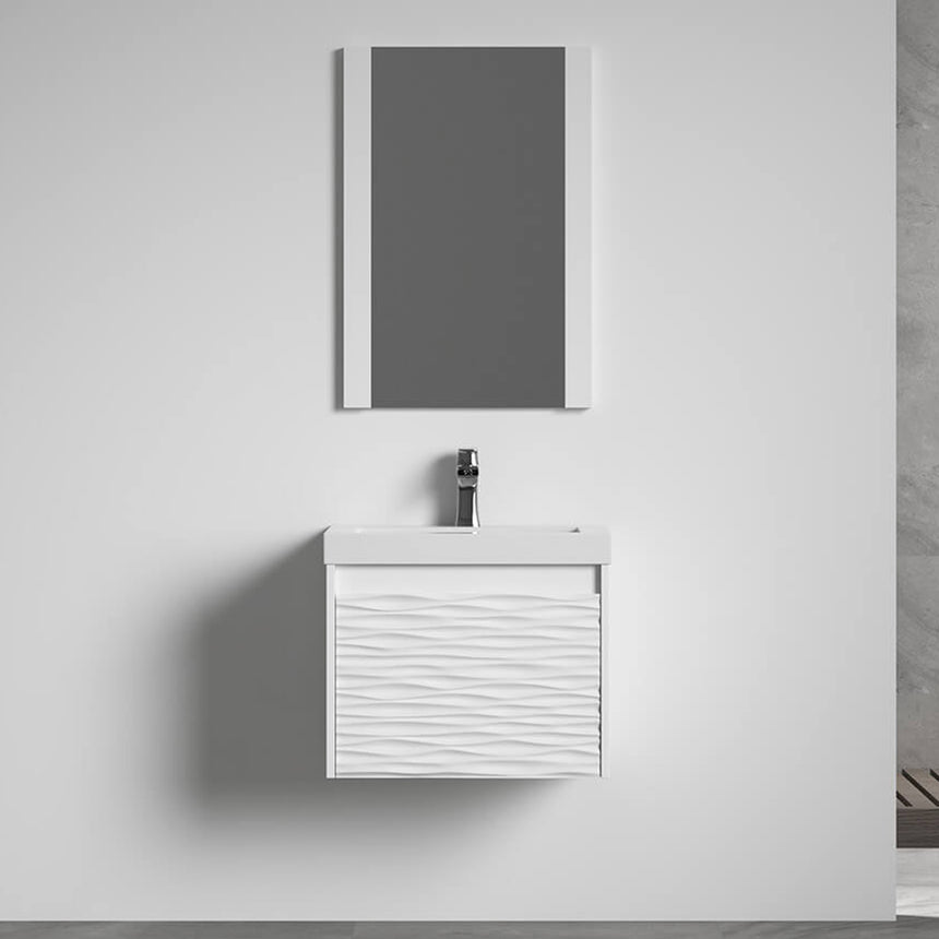 48 inch Marseille Floating Vanity Gloss White