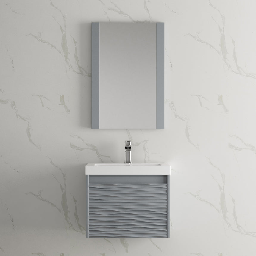 48 inch Marseille Floating Vanity Gloss White