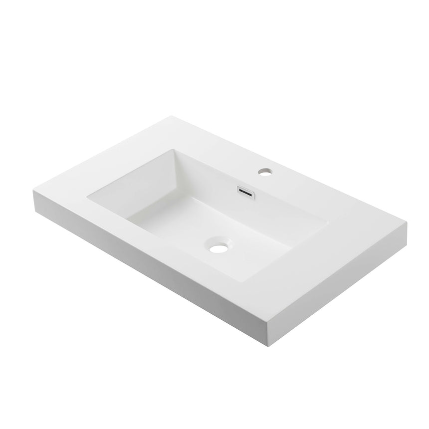 48 inch Marseille Floating Vanity Gloss White