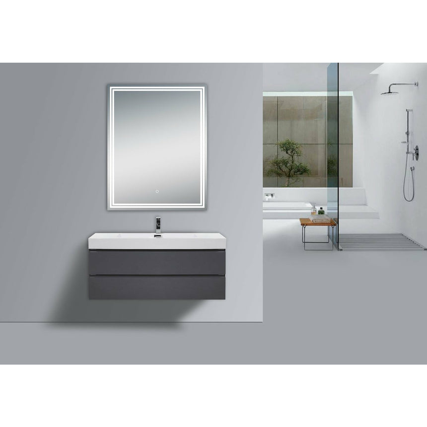 Lugarno LED Mirror - O&N Floating Vanity
