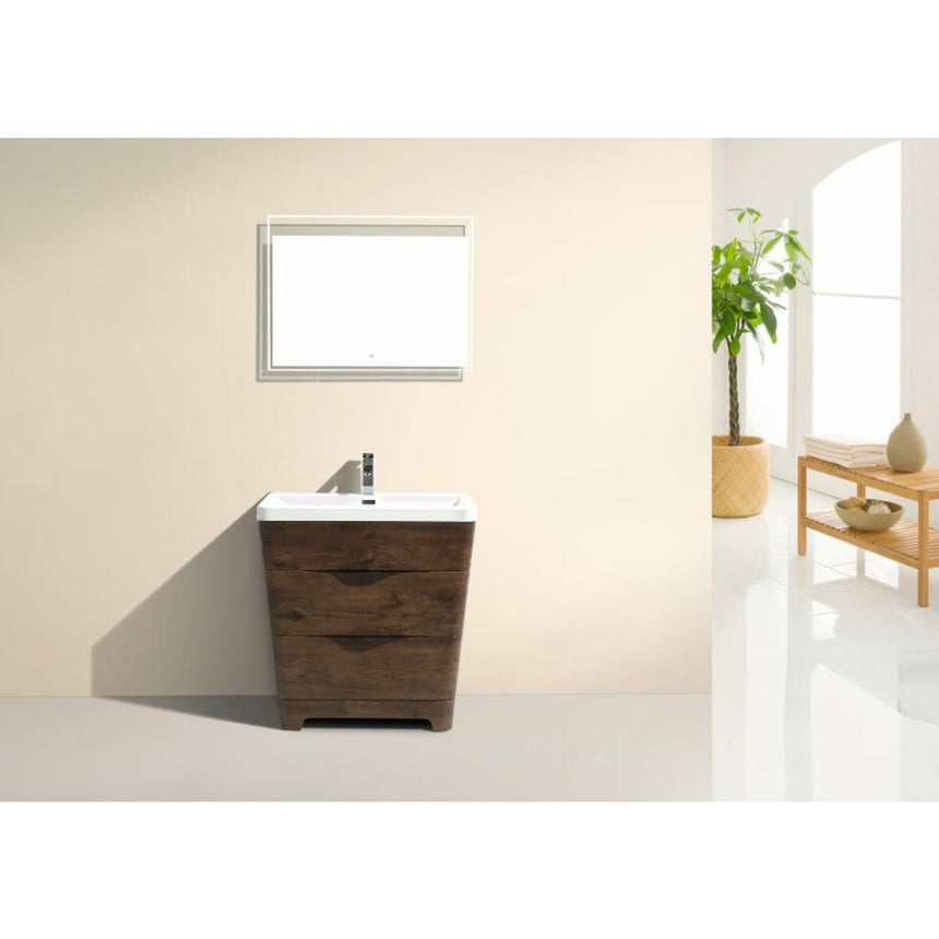O&N LED Floating Mirror - O&N Floating Vanity