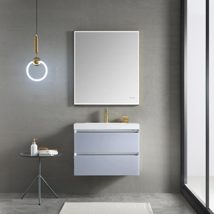 30 inch Catalyst Floating Vanity White