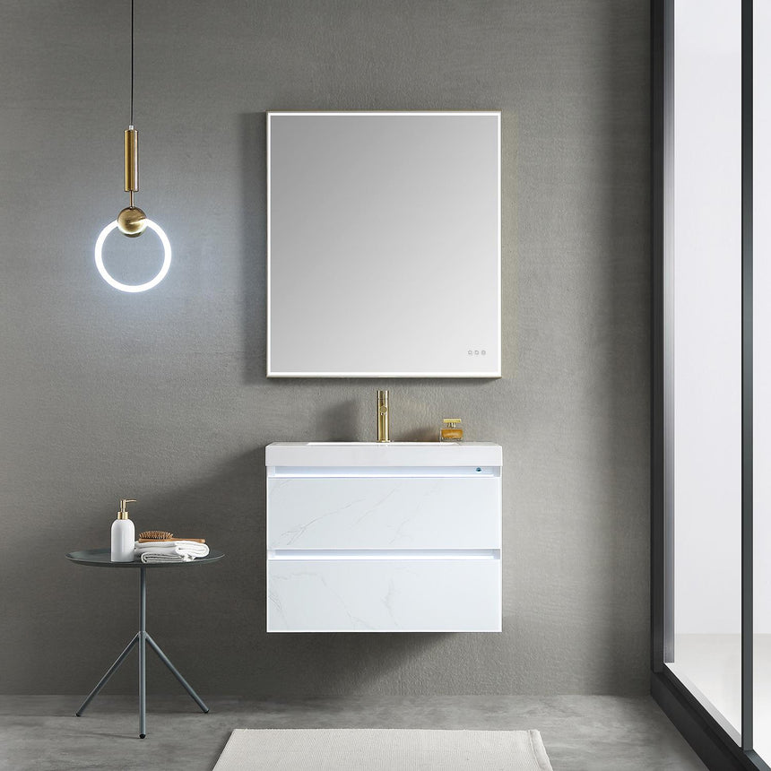 30 inch Catalyst Floating Vanity White