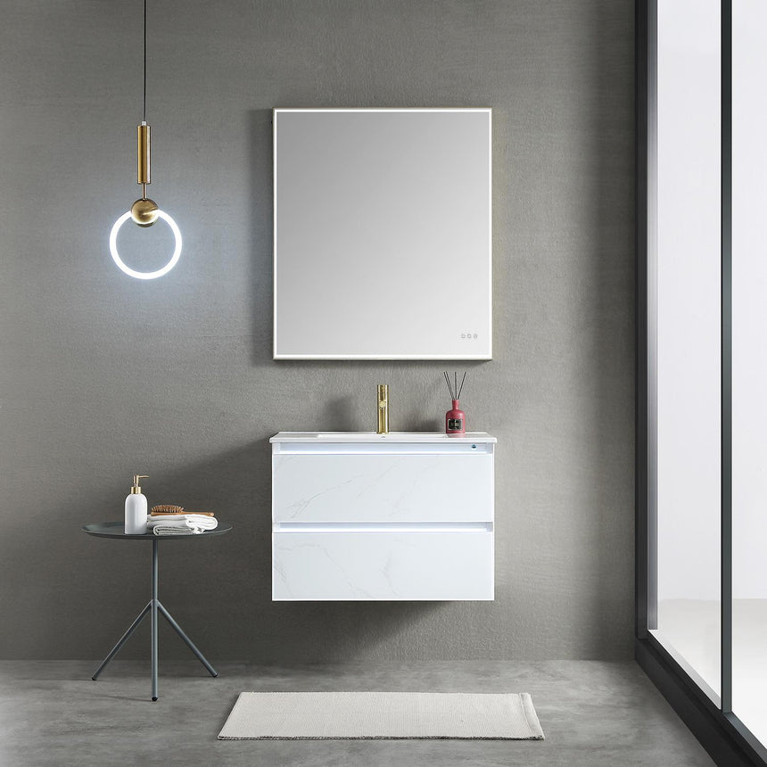 30 inch Catalyst Floating Vanity White