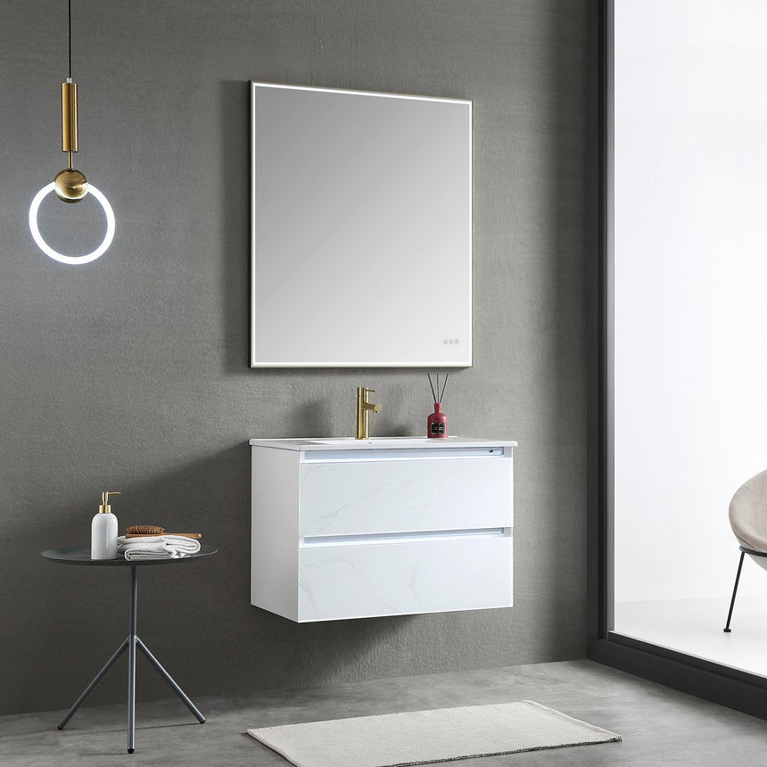 30 inch Catalyst Floating Vanity White