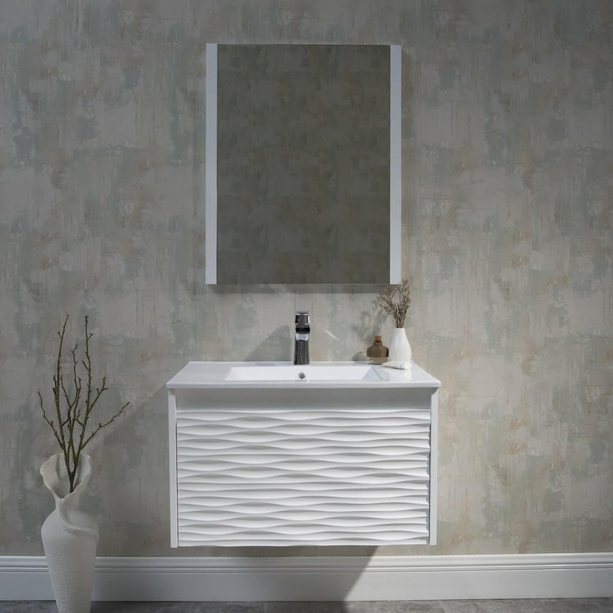 48 inch Marseille Floating Vanity Gloss White