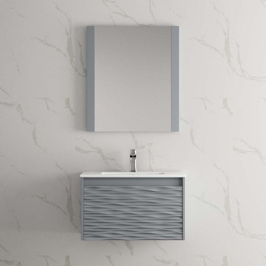48 inch Marseille Floating Vanity Gloss White