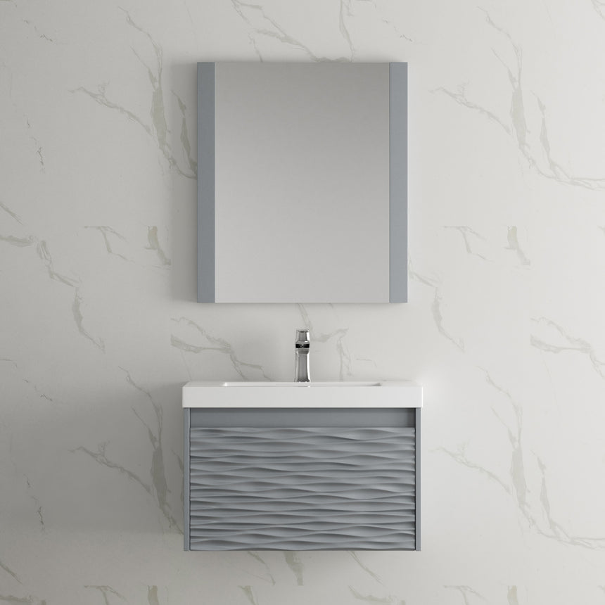 48 inch Marseille Floating Vanity Gloss White