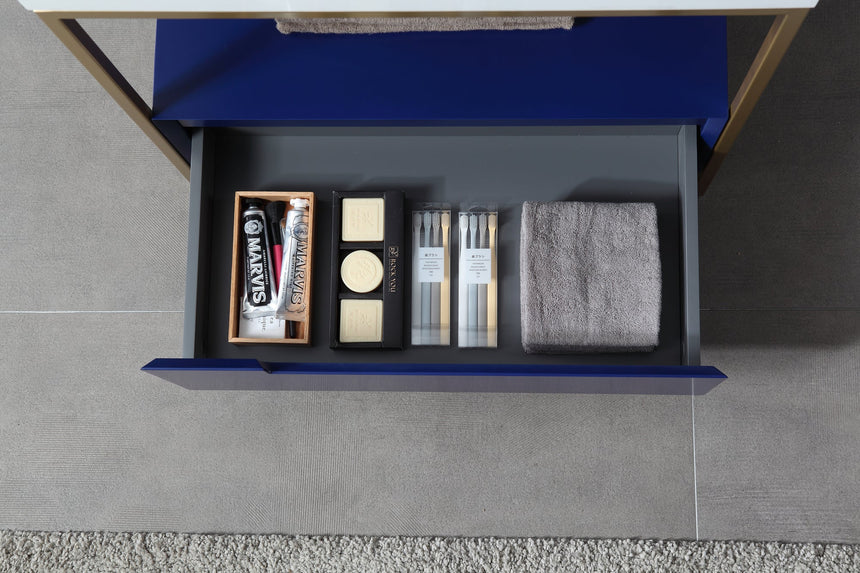 42 inch Tessile Bathroom Vanity Blue