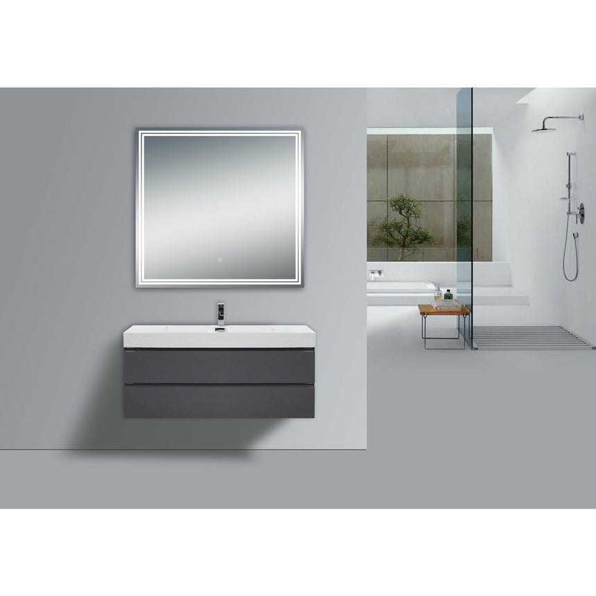 Lugarno LED Mirror - O&N Floating Vanity