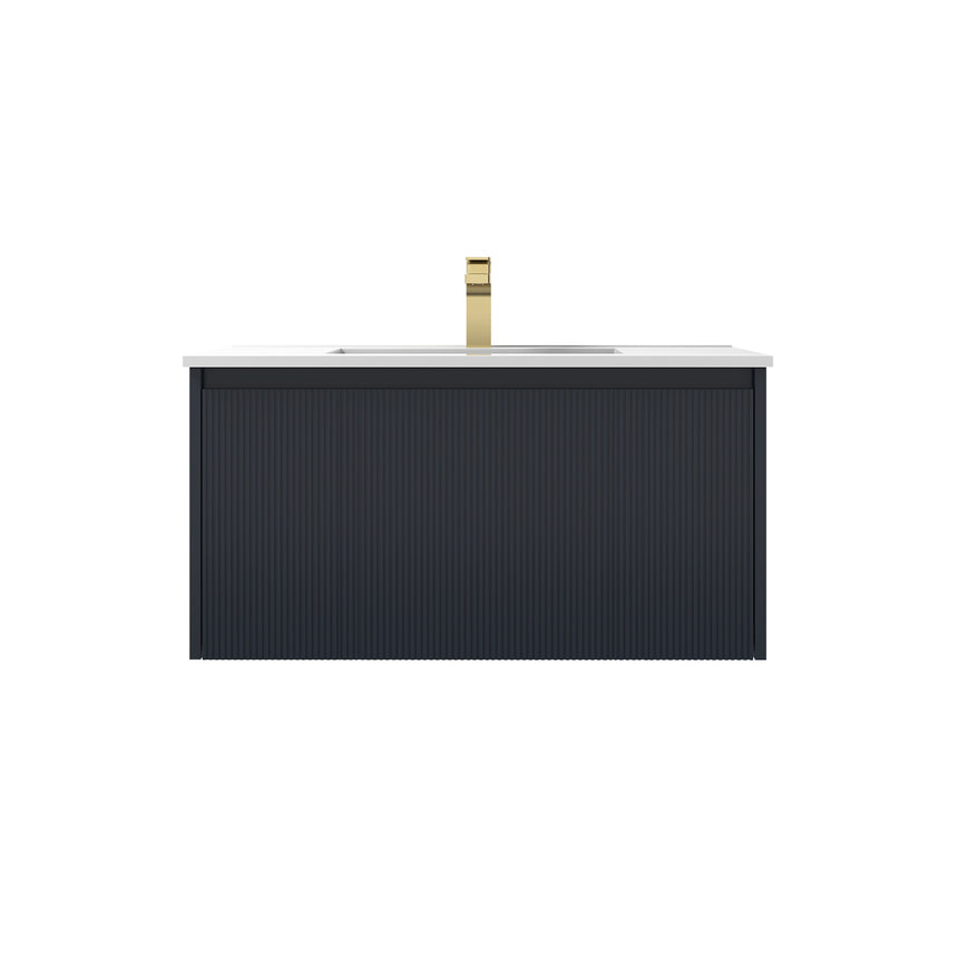 36 inch Chiara Floating Vanity Light Gray